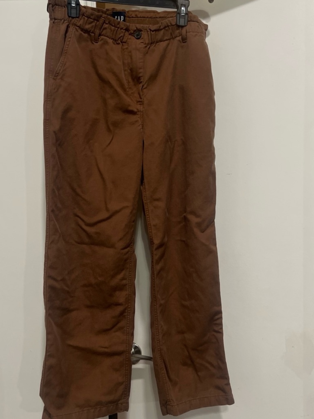 GAP Women's Brown Straight-Leg Pants